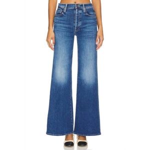 NWT MOTHER The Tomcat Roller Sneak Wide-Leg Jeans Sixth Sense 29
